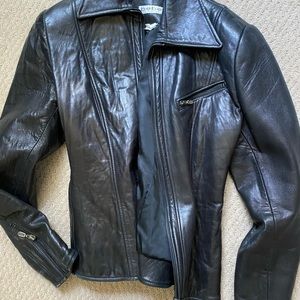 Bebe Vintage Leather Jacket